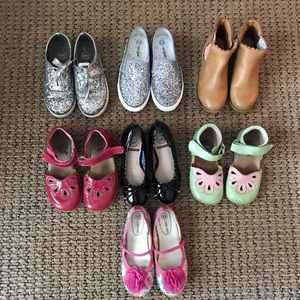 Toddler girl size 12 shoes bundle